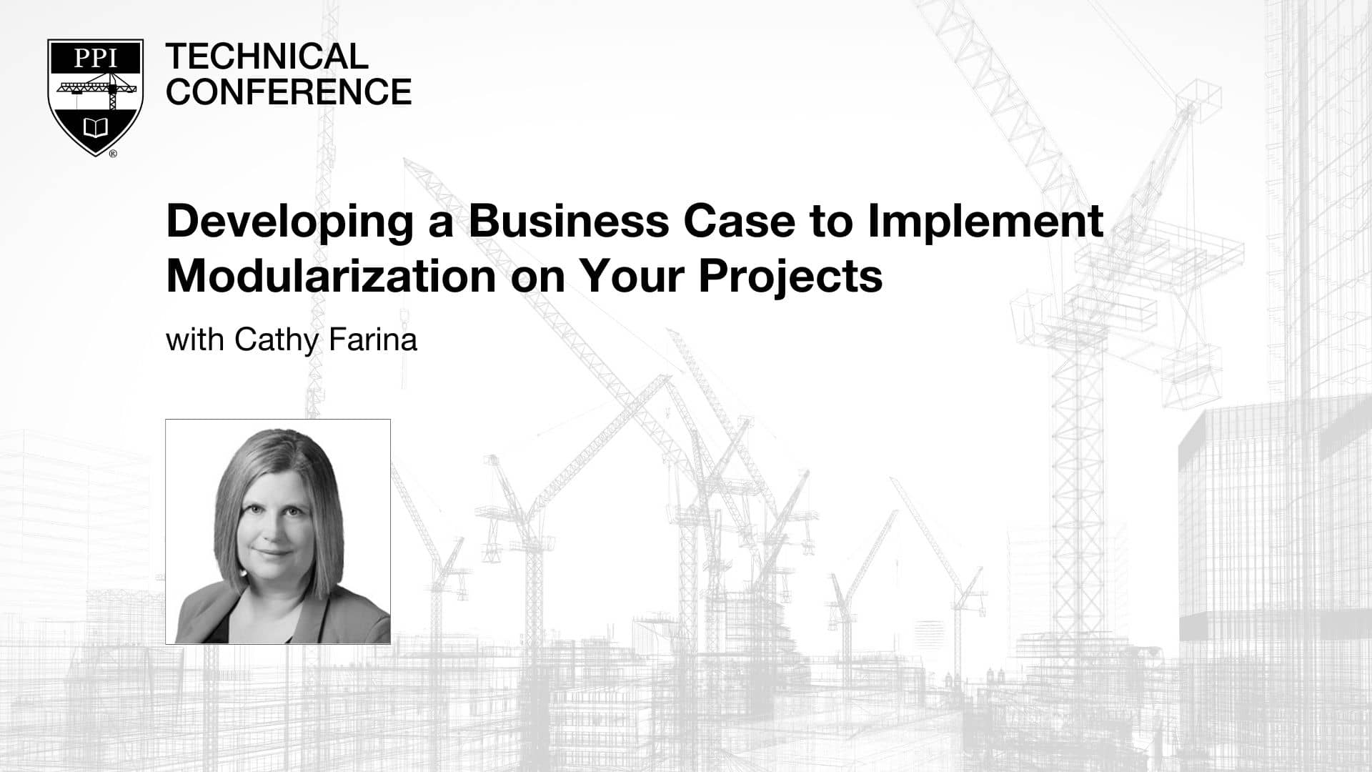 First Annual Technical Conference Project Production InstituteProject