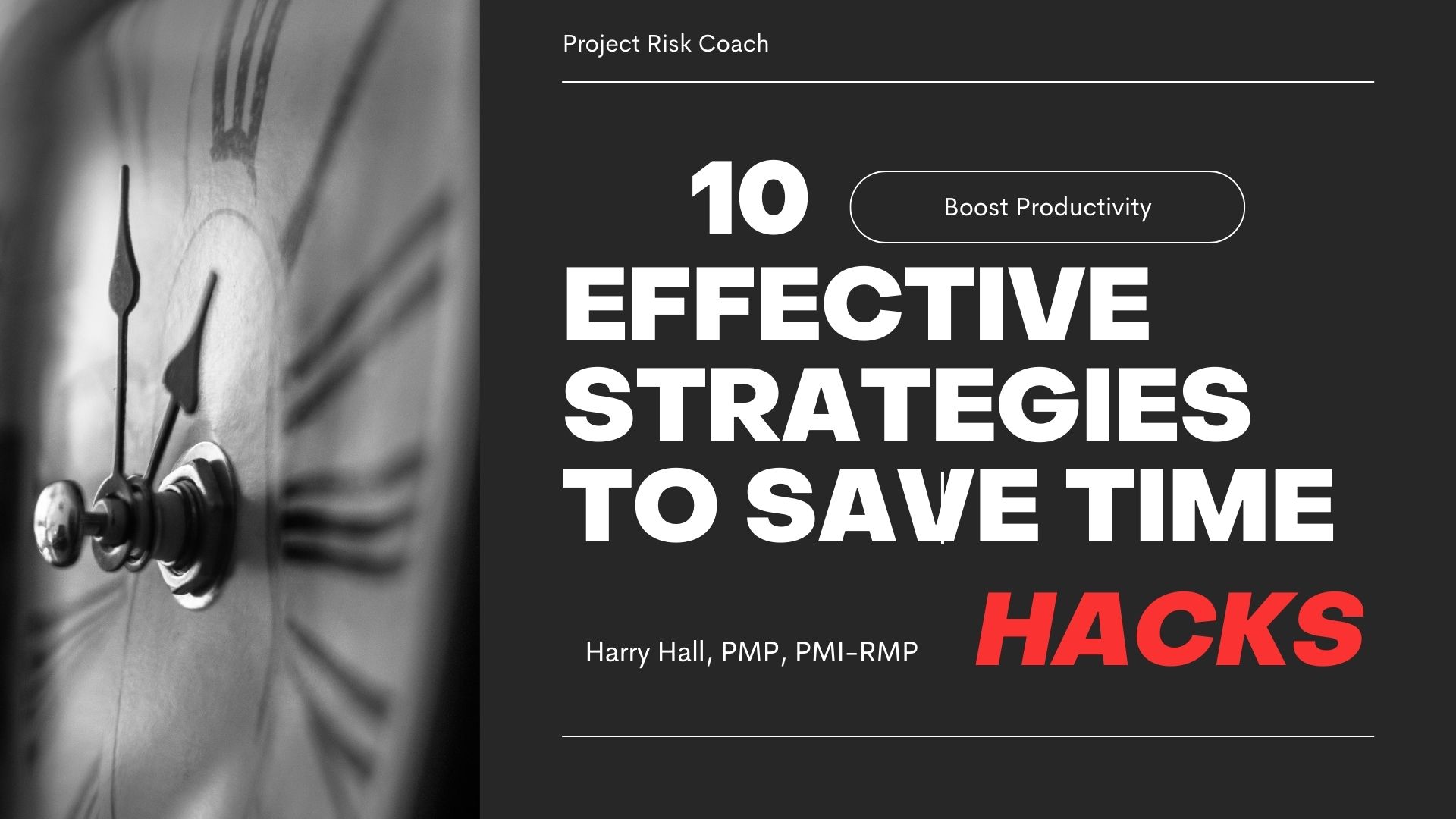 10 Effective Strategies to Save Time and Boost Productivity Project(03)