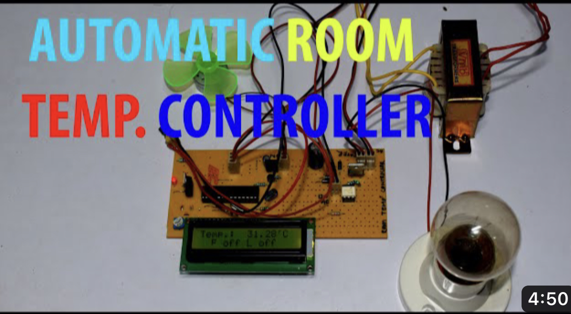 Automatic room temperature controller Projectronics