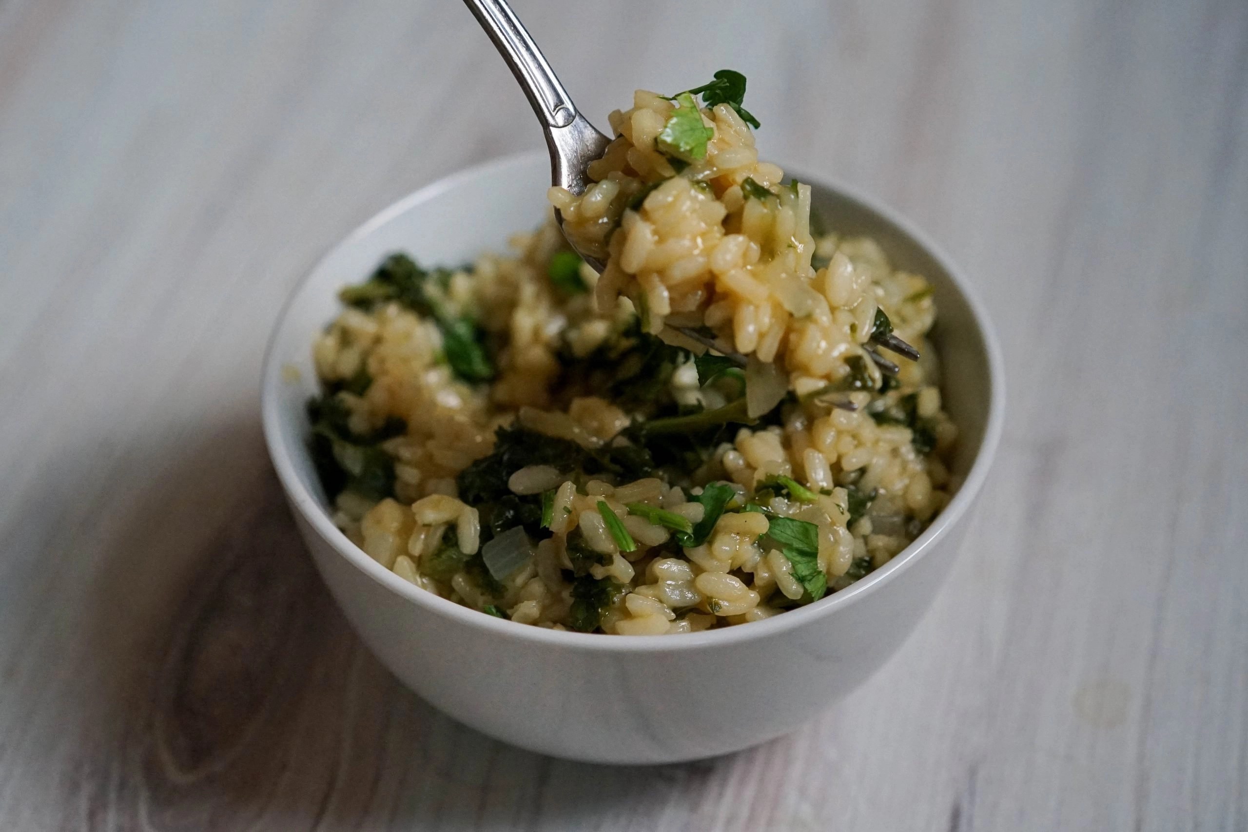 Super Greens Risotto Project Rooted