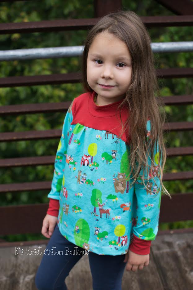Chestnut Tee by Gracious Threads for Project Run & Play