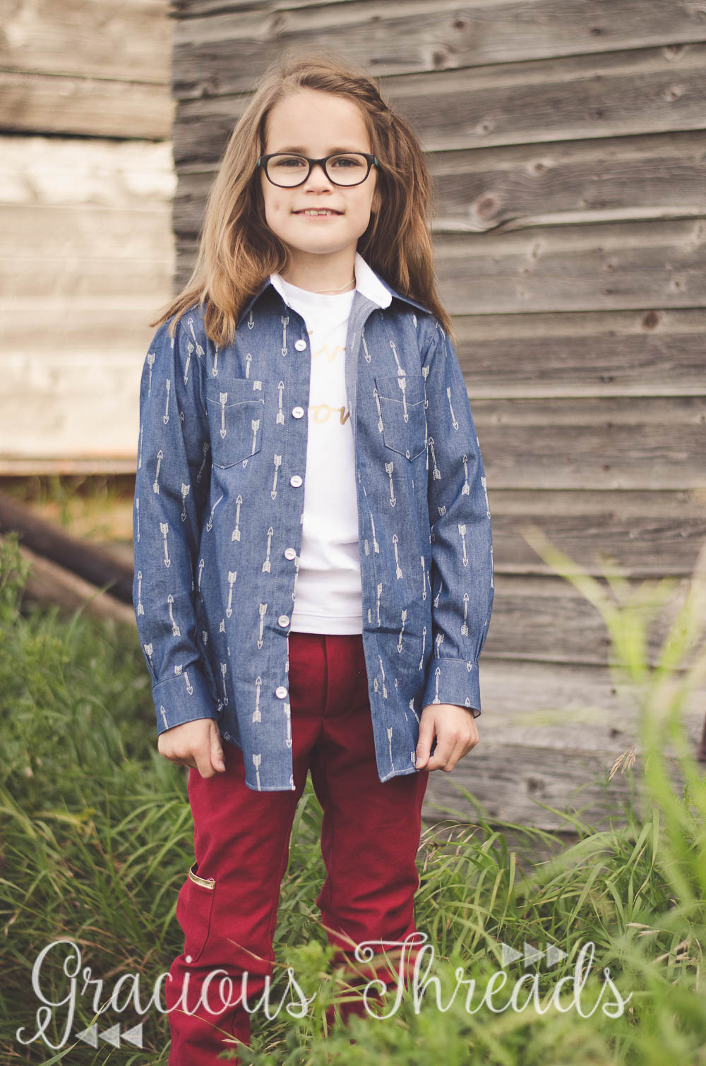 Chestnut Tee Pattern by Gracious Threads for Project Run & Play