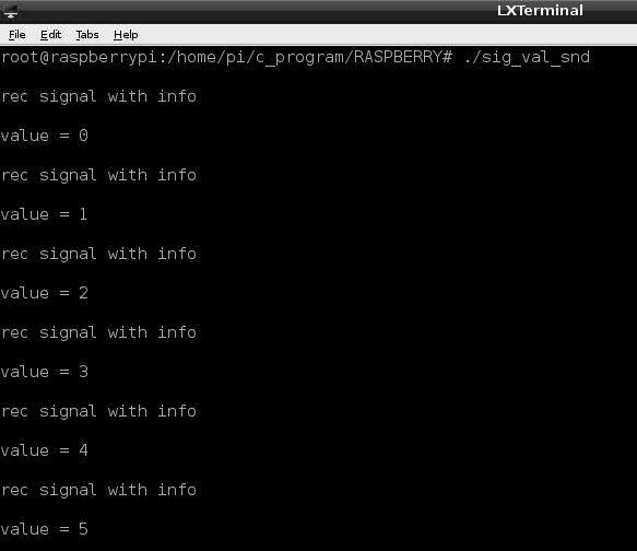 How to Send Value Between Processes Using Signal