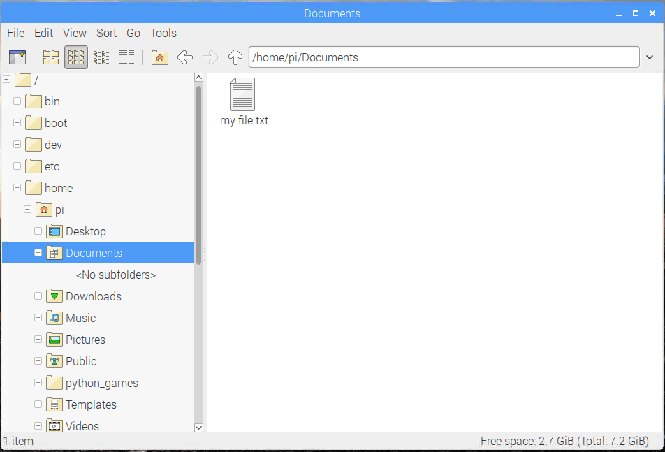 Using your Raspberry Pi Accessing your files Raspberry Pi Projects