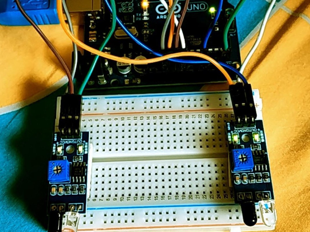 Arduino speed detector Arduino Project Hub