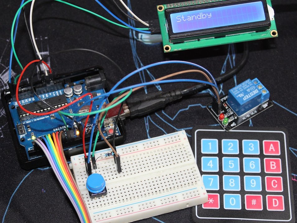 Keypad Door Lock with Changeable Code Arduino Project Hub