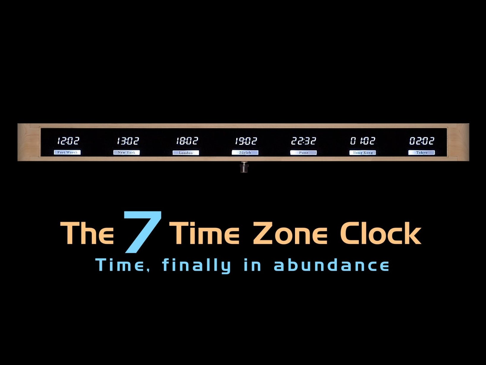 The World's Most Accurate 7 Time Zone Clock ) Arduino Project Hub
