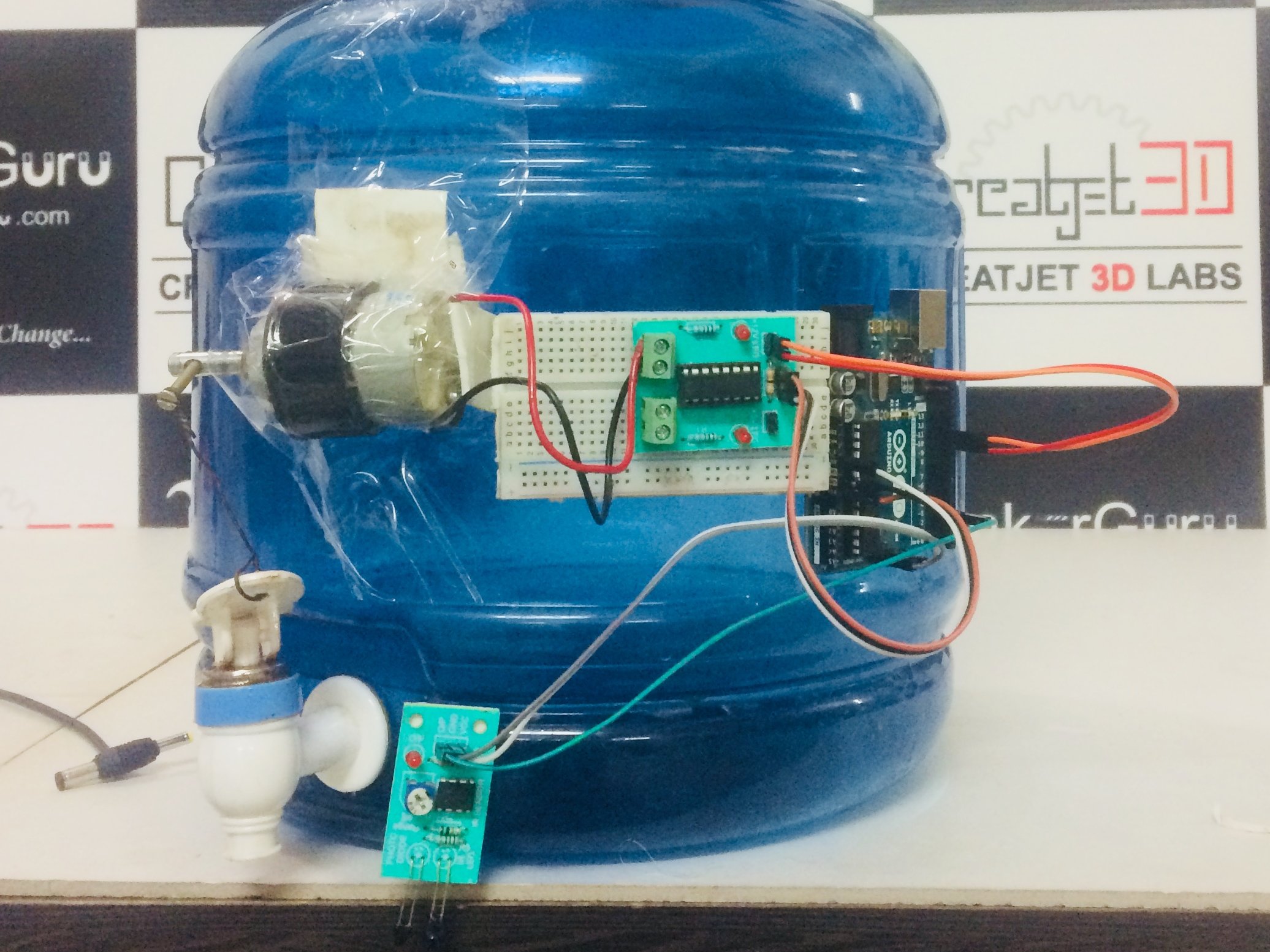 ArduinoBased Automatic Water Tap Using IR Sensor Arduino Project Hub