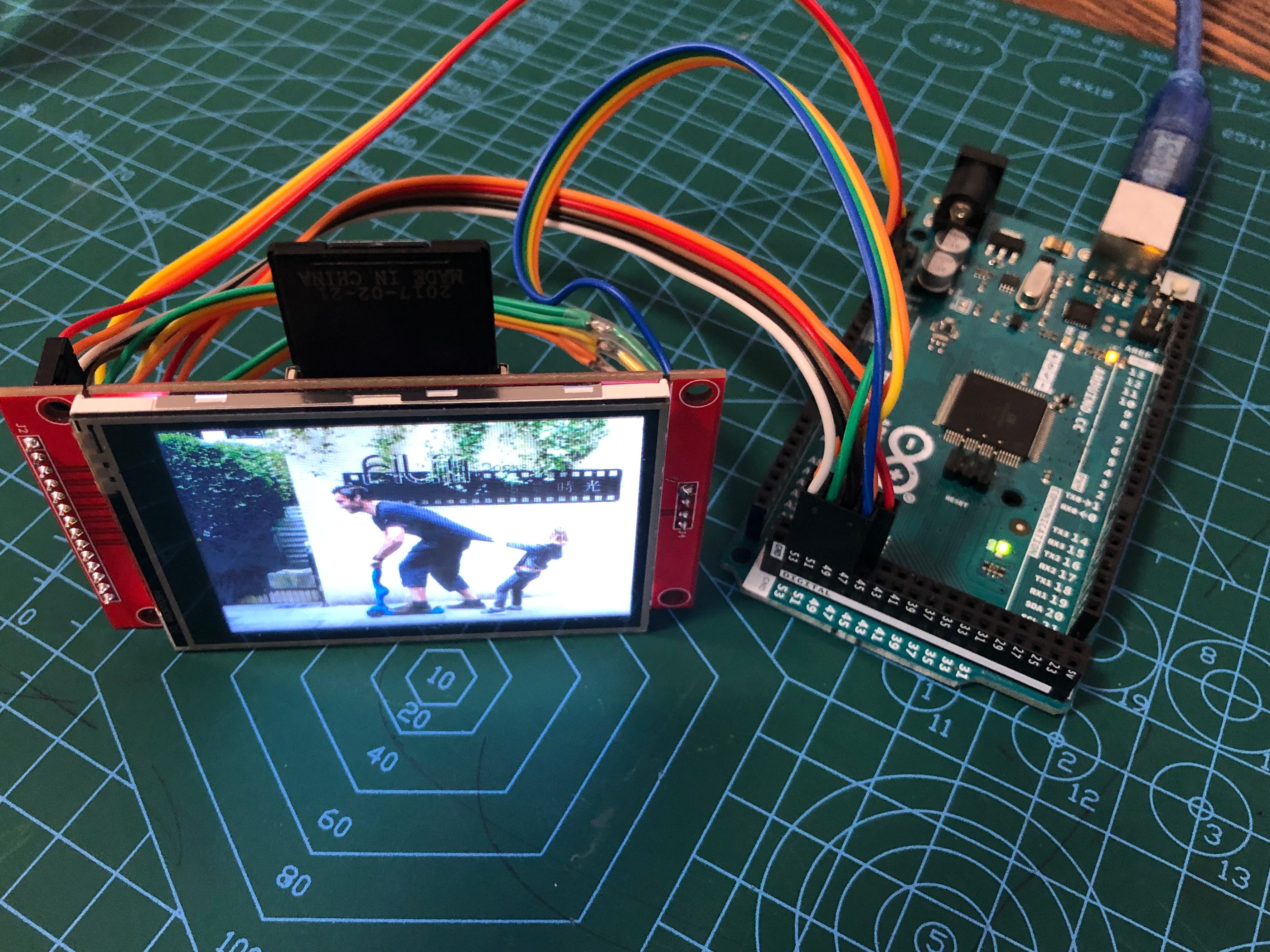 Tutorial for ILI9341 TFT LCD SD and Arduino MEGA (part 2) Arduino