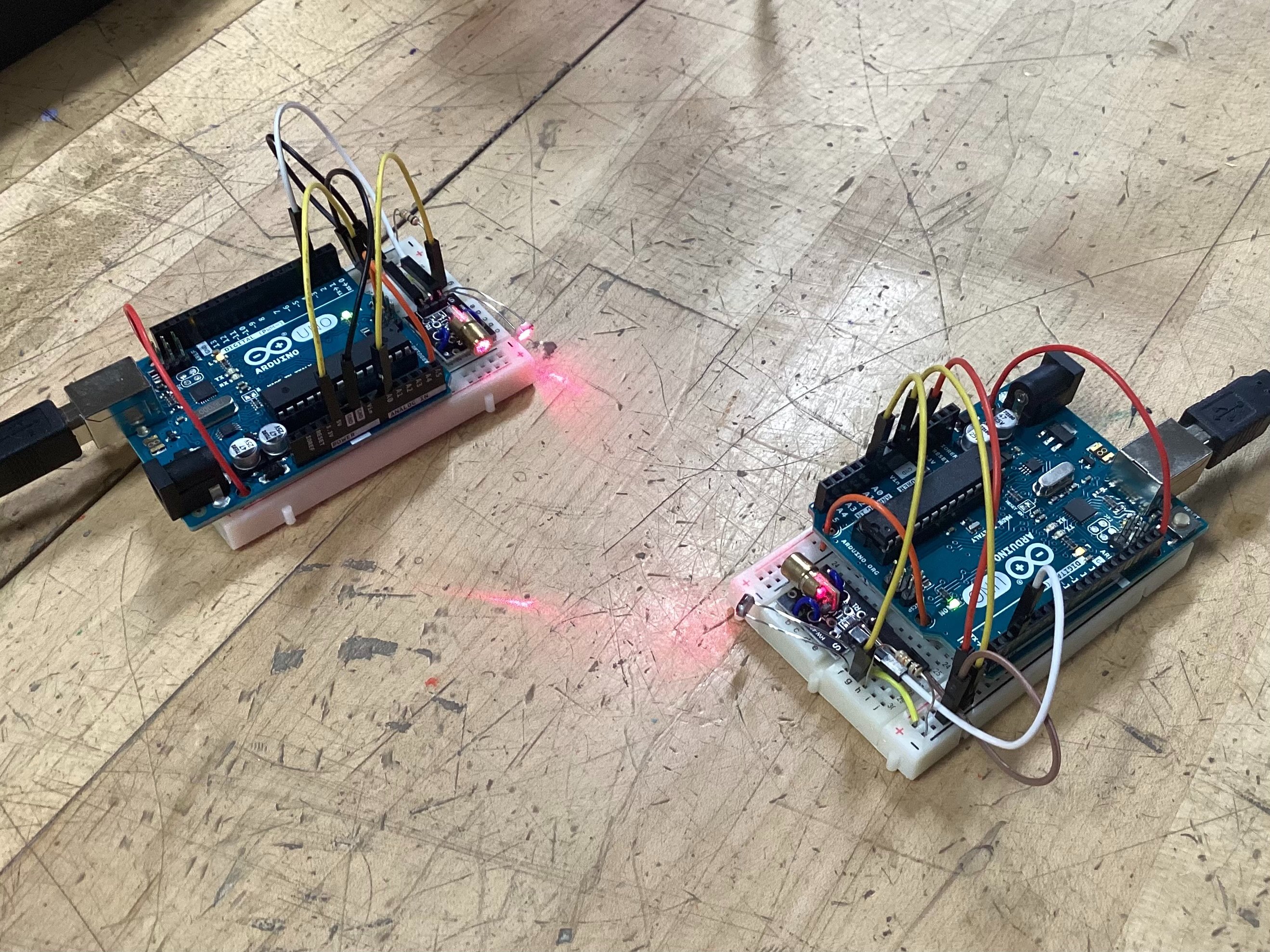 Laser Pager / Morse Code Transceiver Arduino Project Hub