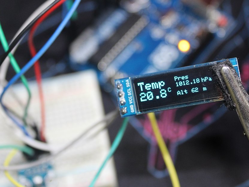 BMP280: Measure Temperature, Pressure and Altitude | Arduino Project Hub