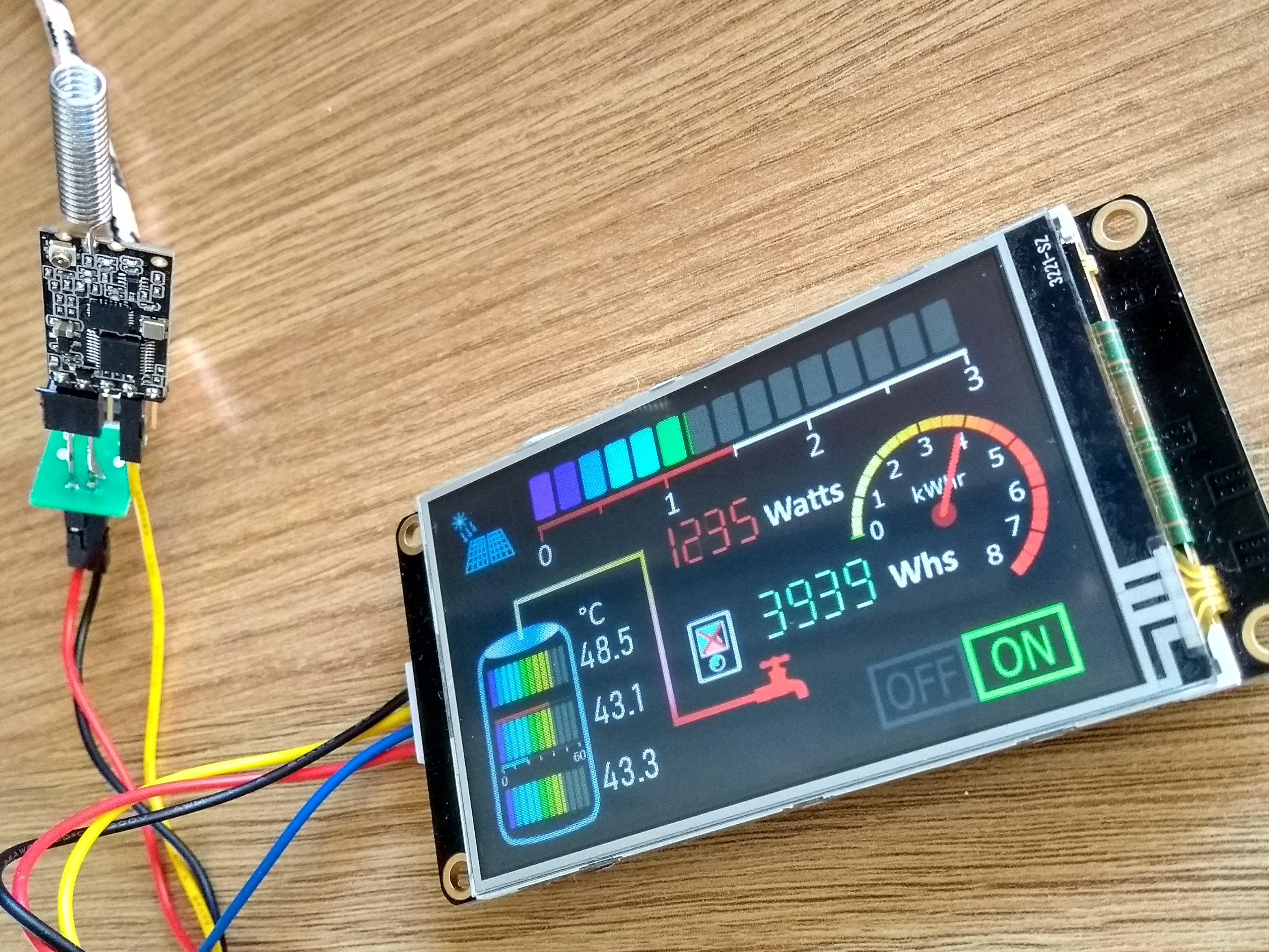A Remote Wireless Connected Colour Nextion Display Arduino Project Hub