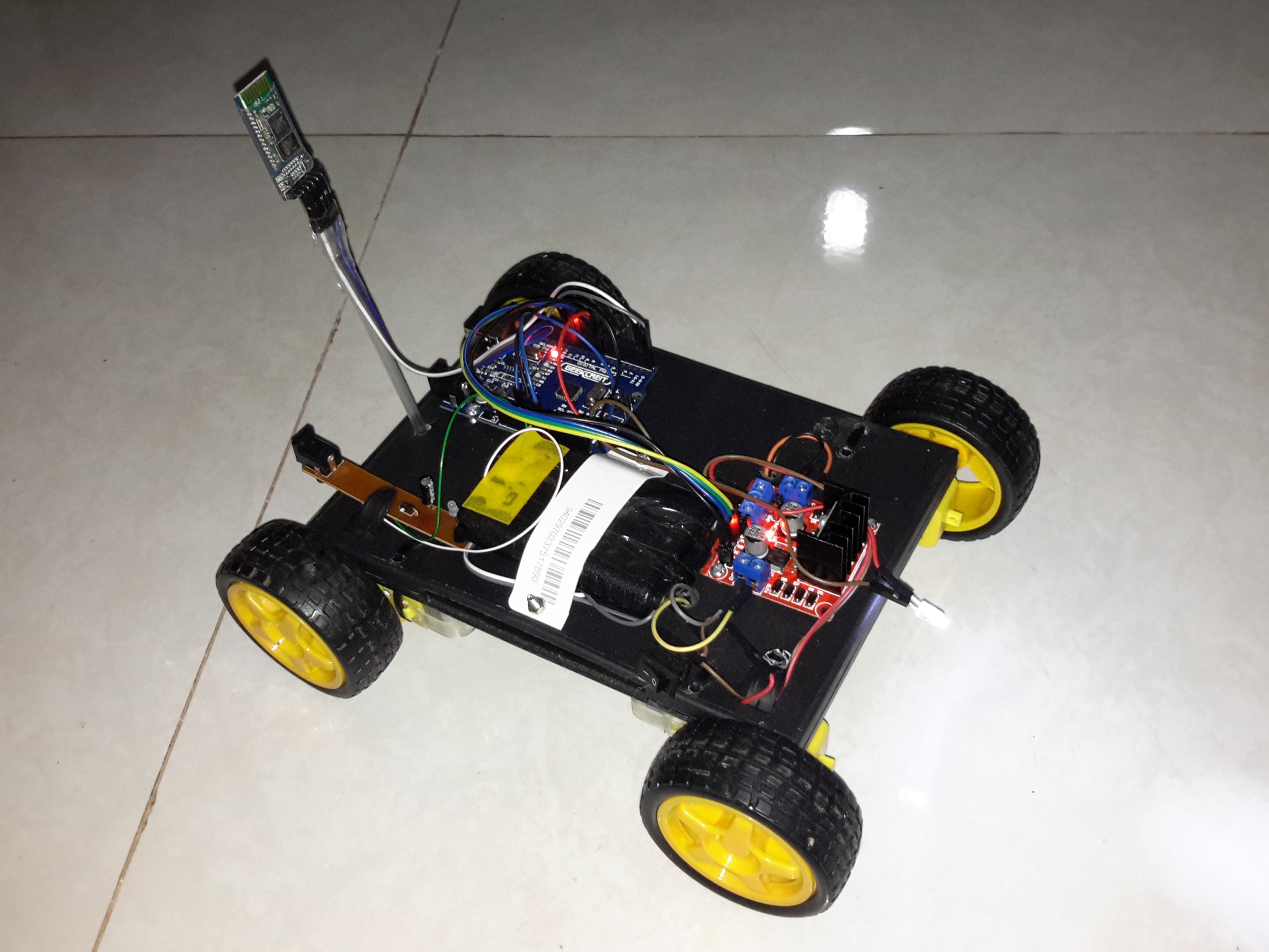 Bluetooth Controlled Car Arduino Project Hub