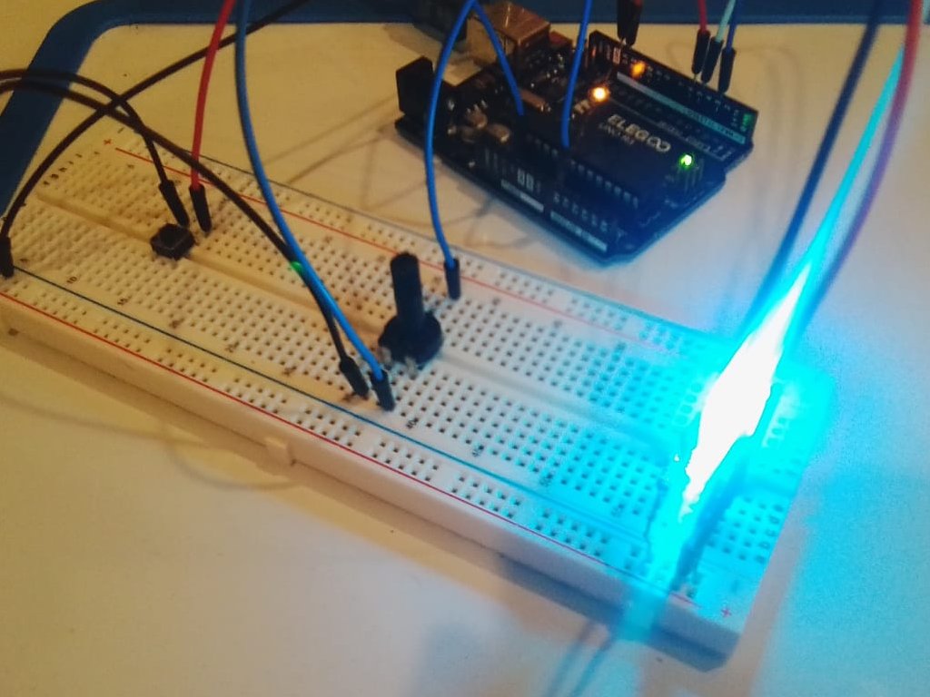 Control an RGB LED with one potentiometer! Arduino Project Hub