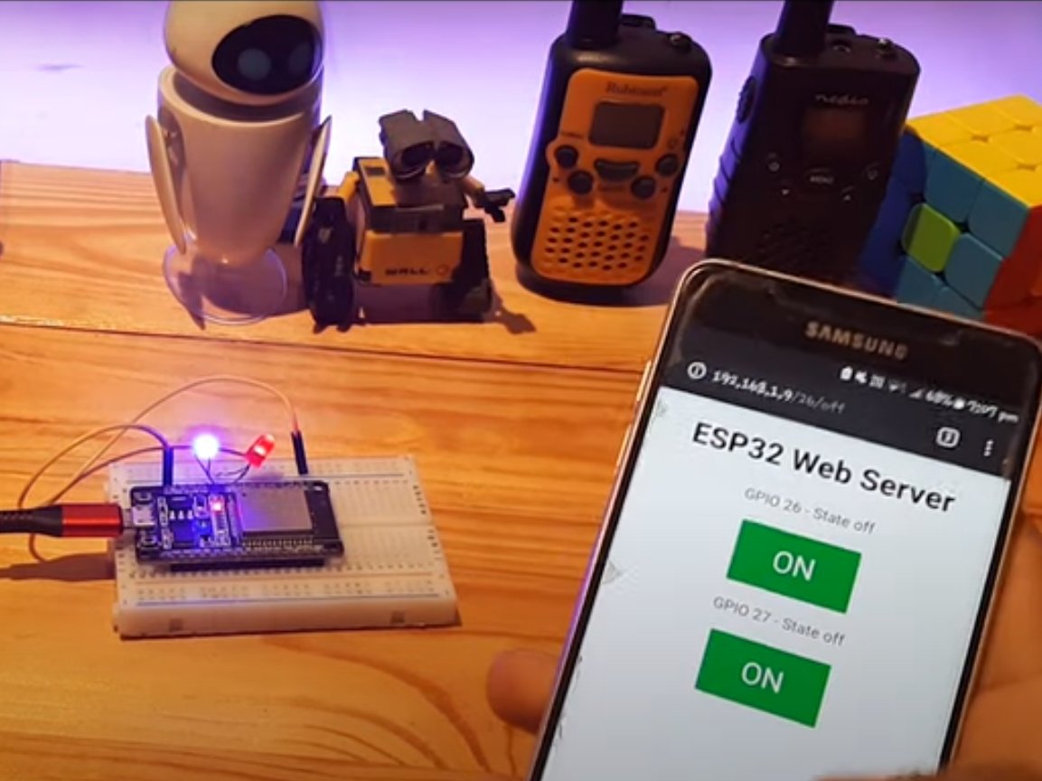 WiFi ESP32 LED Control Project Arduino Project Hub