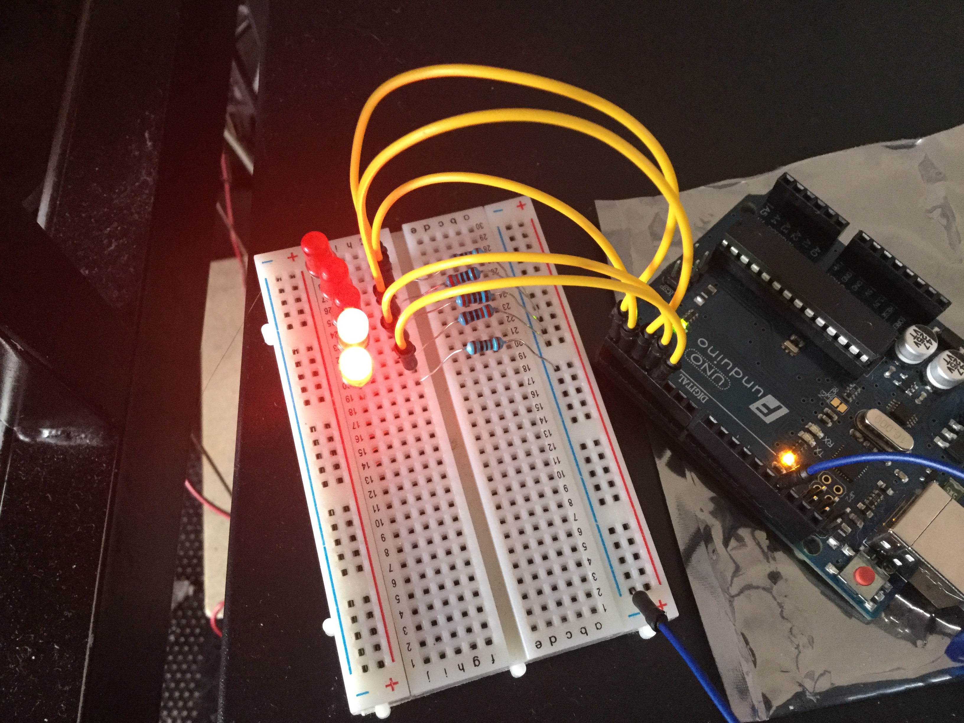 5 Blinking LEDs Arduino Project Hub