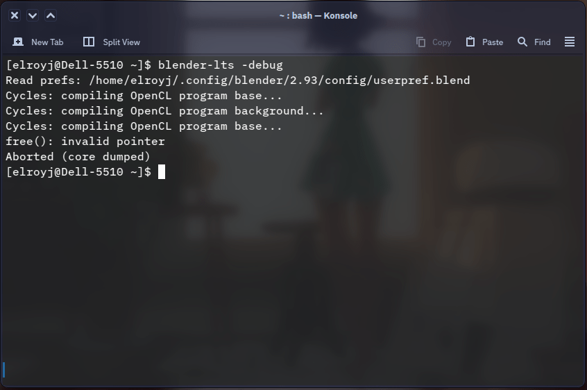 107372 Blender 2.93 LTS crashes when using OpenCL on linux blender