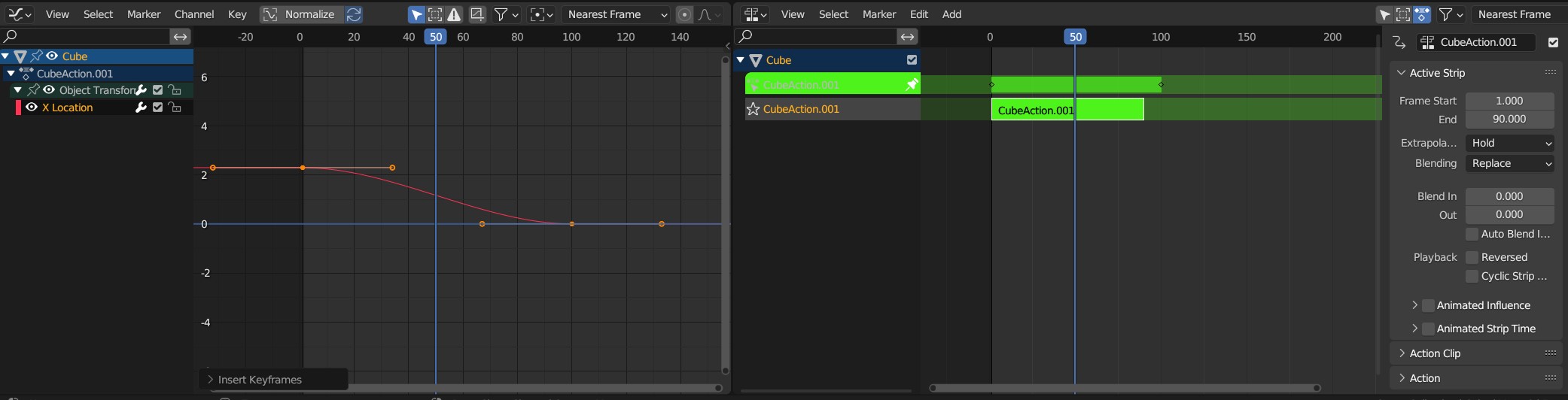 106332 When editing an NLA track, you cannot create a new key