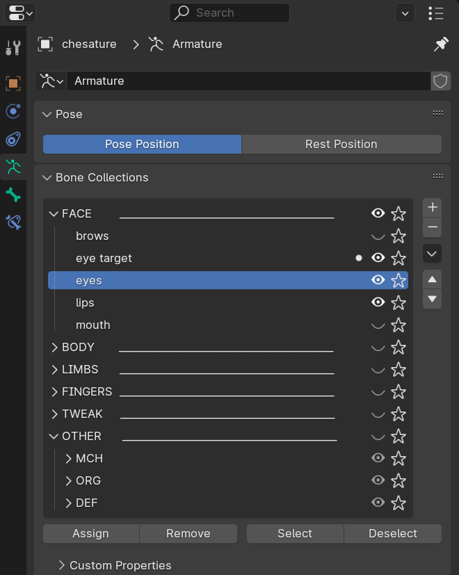 119402 pinned armature bone collection panel grayed out blender
