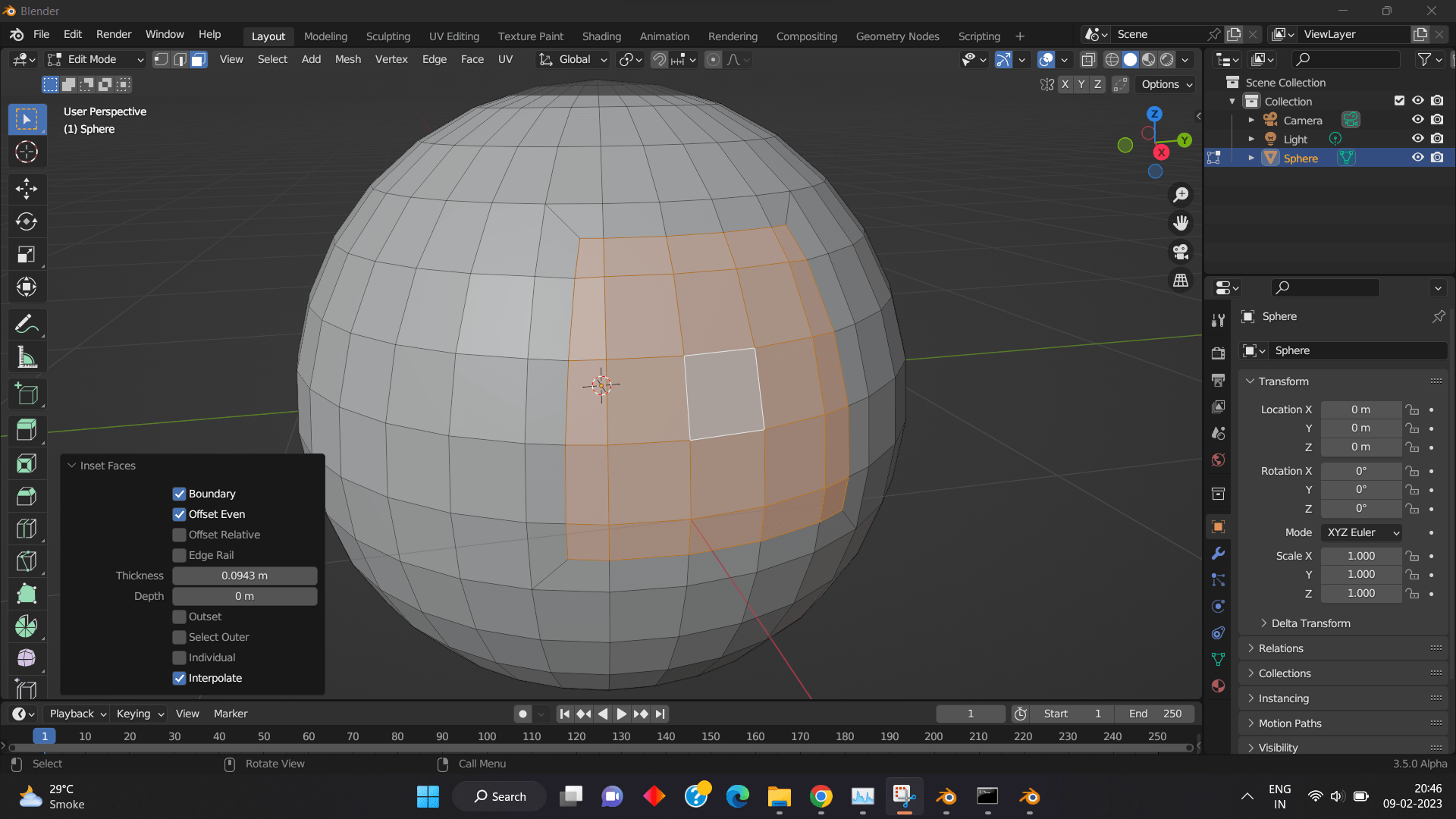 104501 Regression Blender crashes after using Inset Faces blender