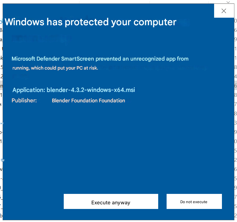 132197 - Got &ldquo;Windows System Protected your computer&rdquo; after 