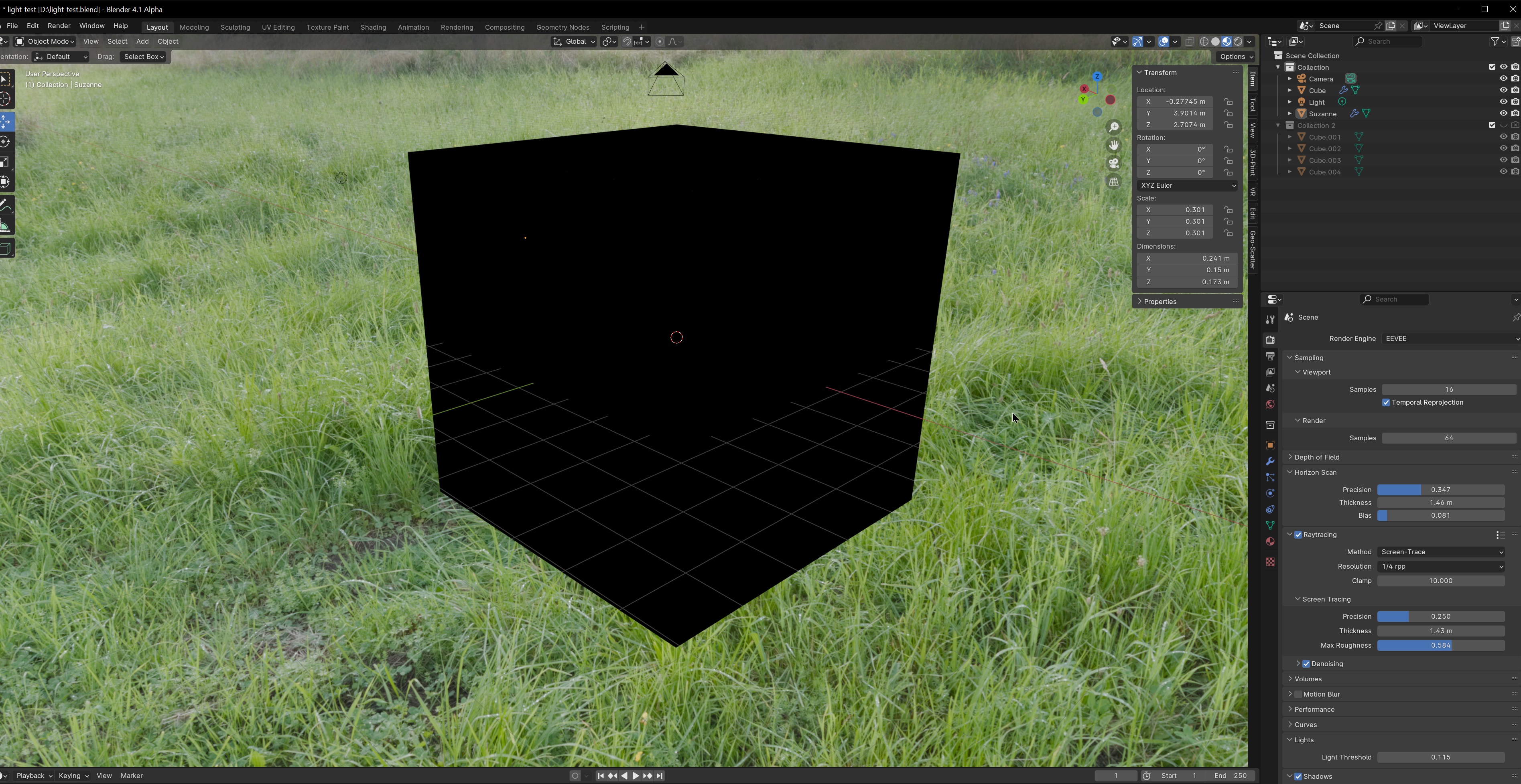 117098 BUG EEVEE crash in 3D viewport and incorrect light blender