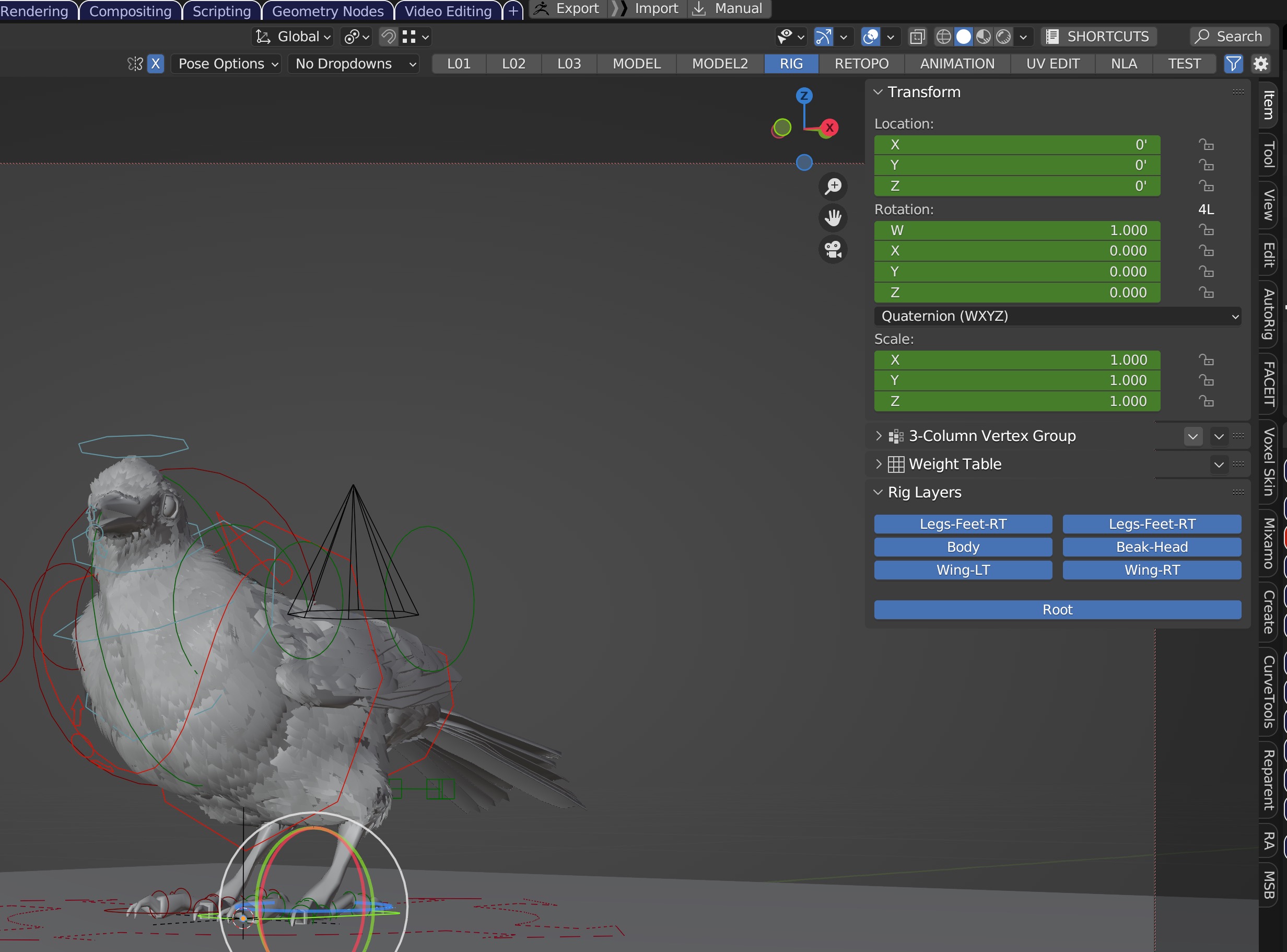 118357 Rigify Rig Layers have Disappeared blender Blender Projects