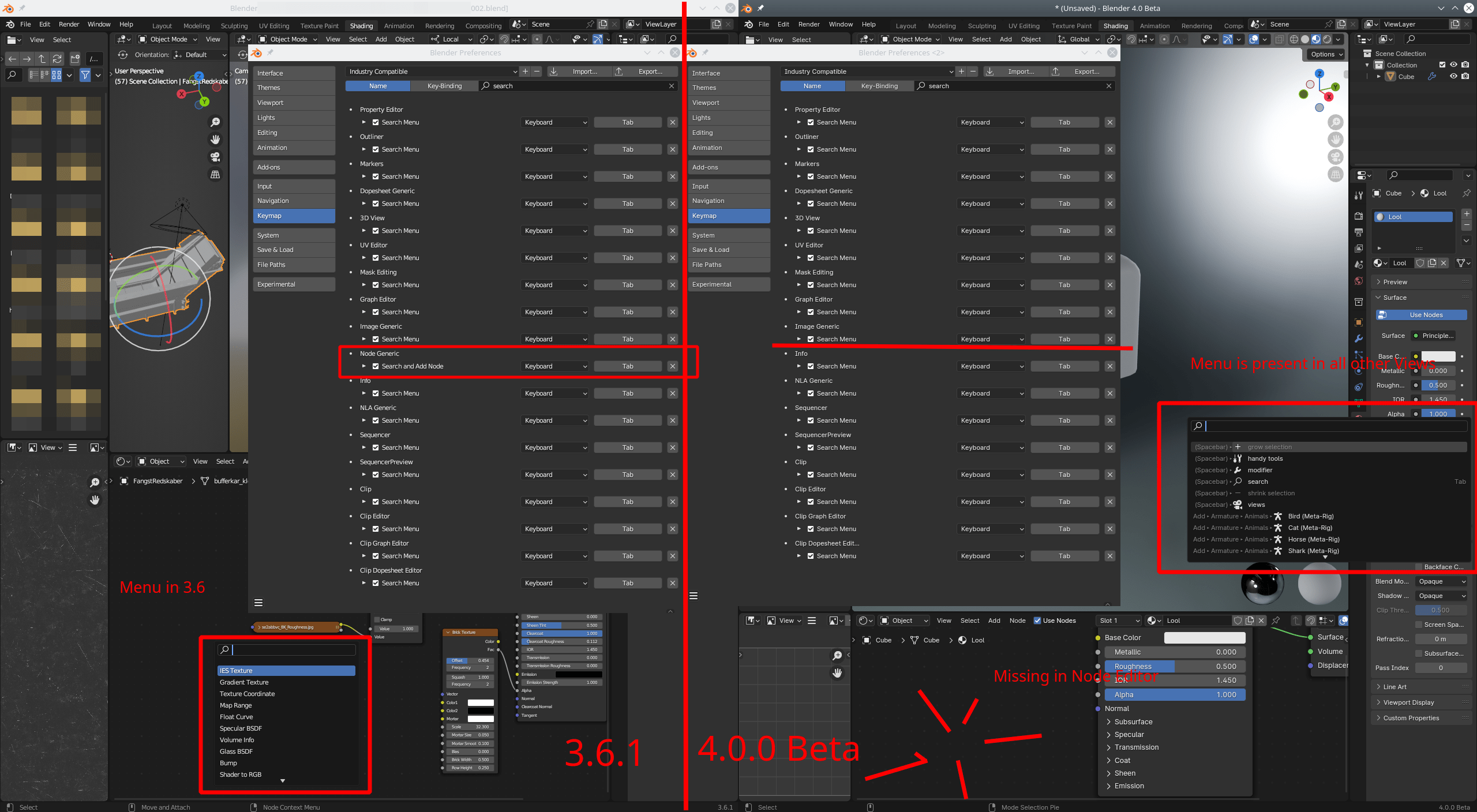 113287 Industry Compatible Keymap Node Editor Search missing blender Blender Projects