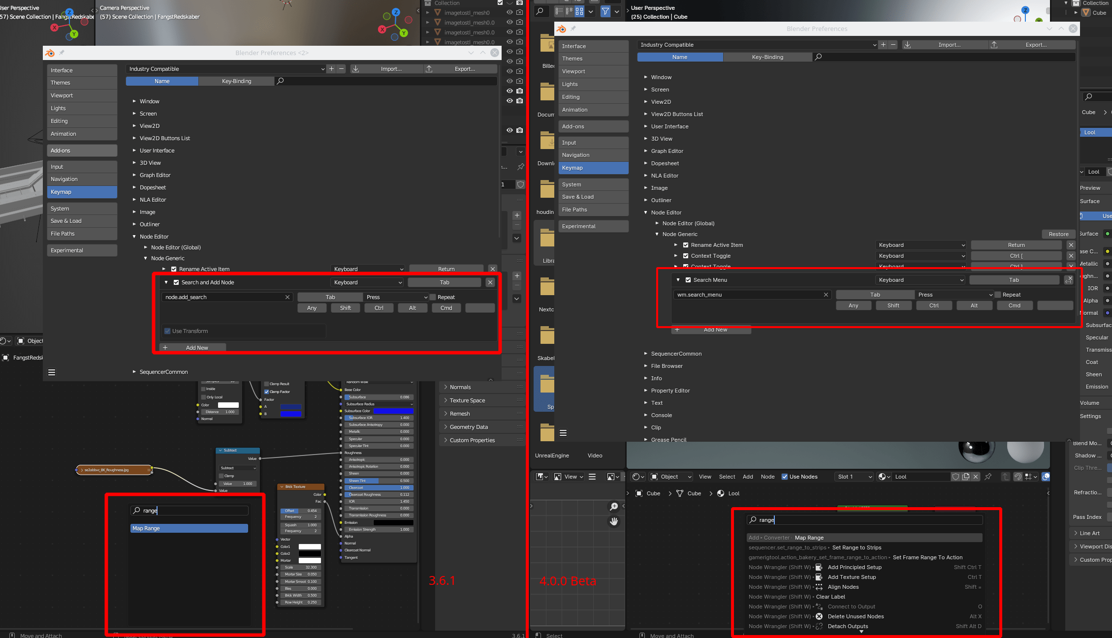 113287 Industry Compatible Keymap Node Editor Search missing