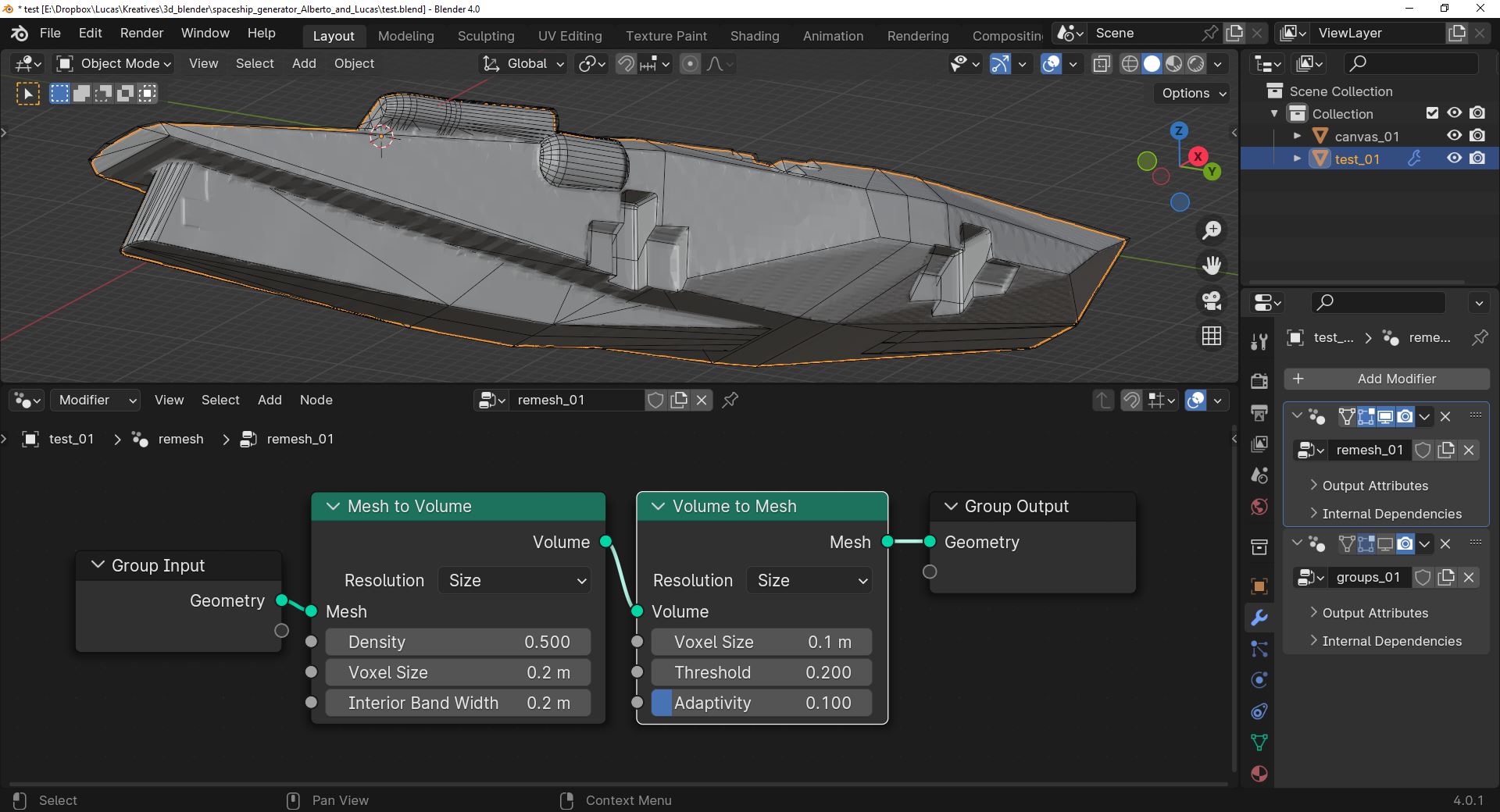 115578 Geometry Nodes Mesh to Volume and/or Volume to Mesh causing