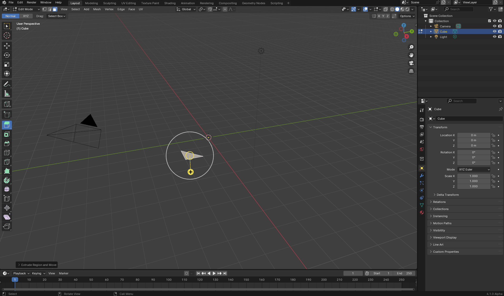 117355 The normal is pointing in the negative direction when a shape