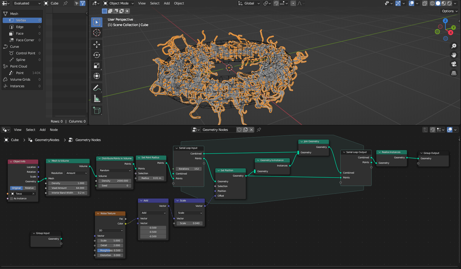 109164 Geometry Nodes new repeat zone blender Blender Projects
