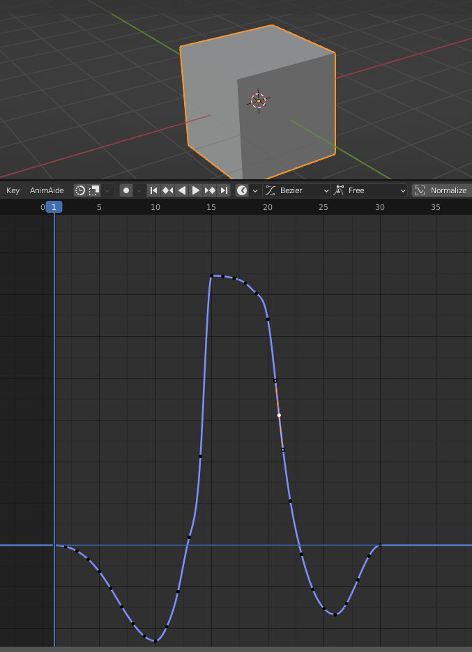 109528 Bake actions operator converting Fcurves to linear blender