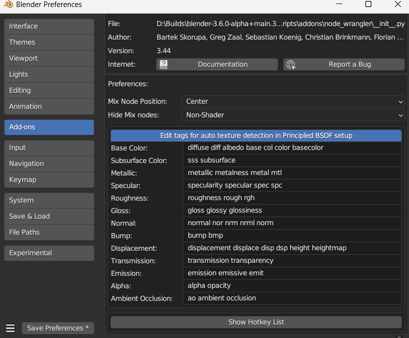 104573 Node Wrangler No matching images found blenderaddons