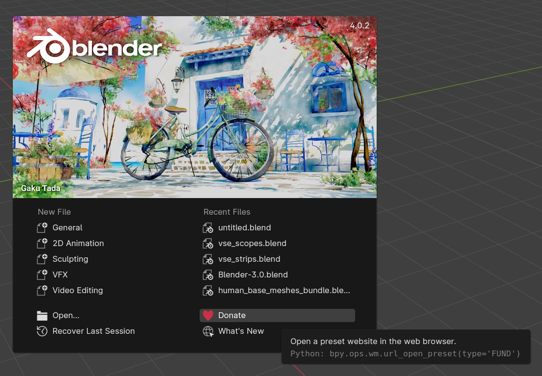 123735 Regression Tooltip missing from open URL preset operator