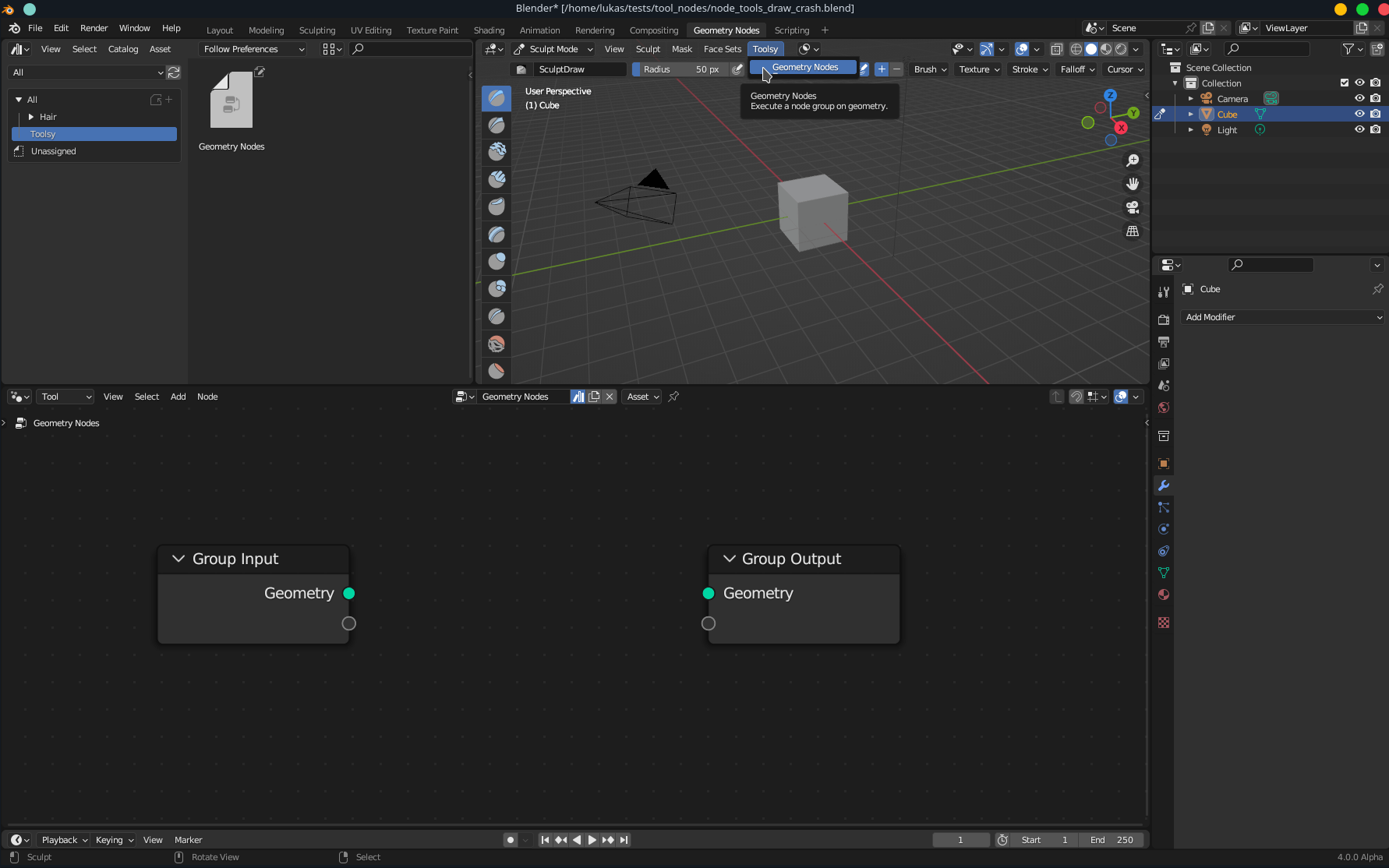 111399 Experimental group node operators Crash when applying