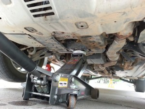 Jack Points on a Subaru Forester - Geothunder Projects