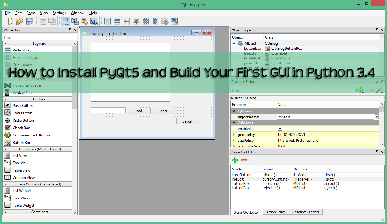 How To Use Pyqt5 In Python Riset