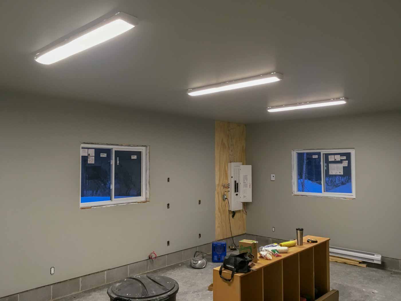 Studio Build 5 Tape, Paint, Electrical Verdon's Projects