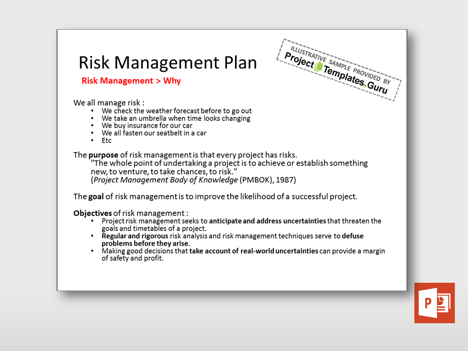 Risk Management Plan