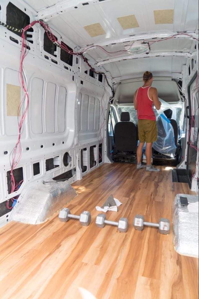 Flooring Project Van Life