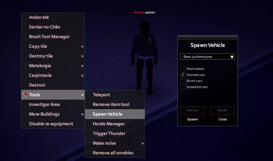 Guia completo e Comandos de administrador de Servidor de Project Zomboid
