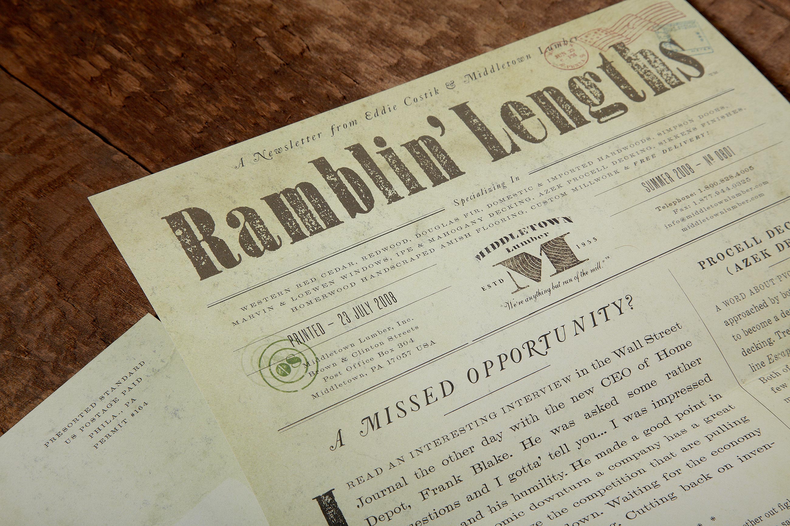 Middletown Lumber Projekt, Inc.