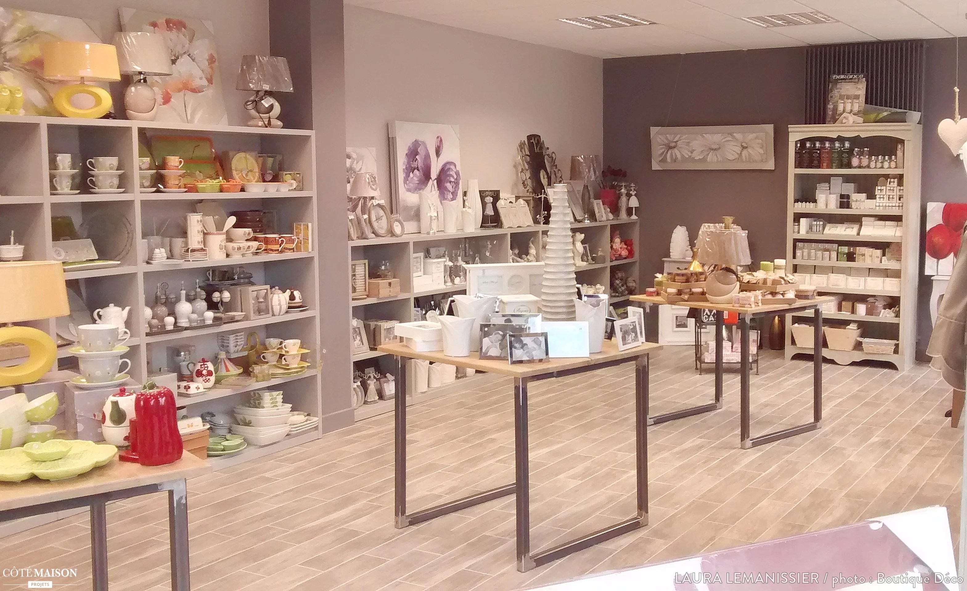 Boutique de décoration, Laura Lemanissier Côté Maison