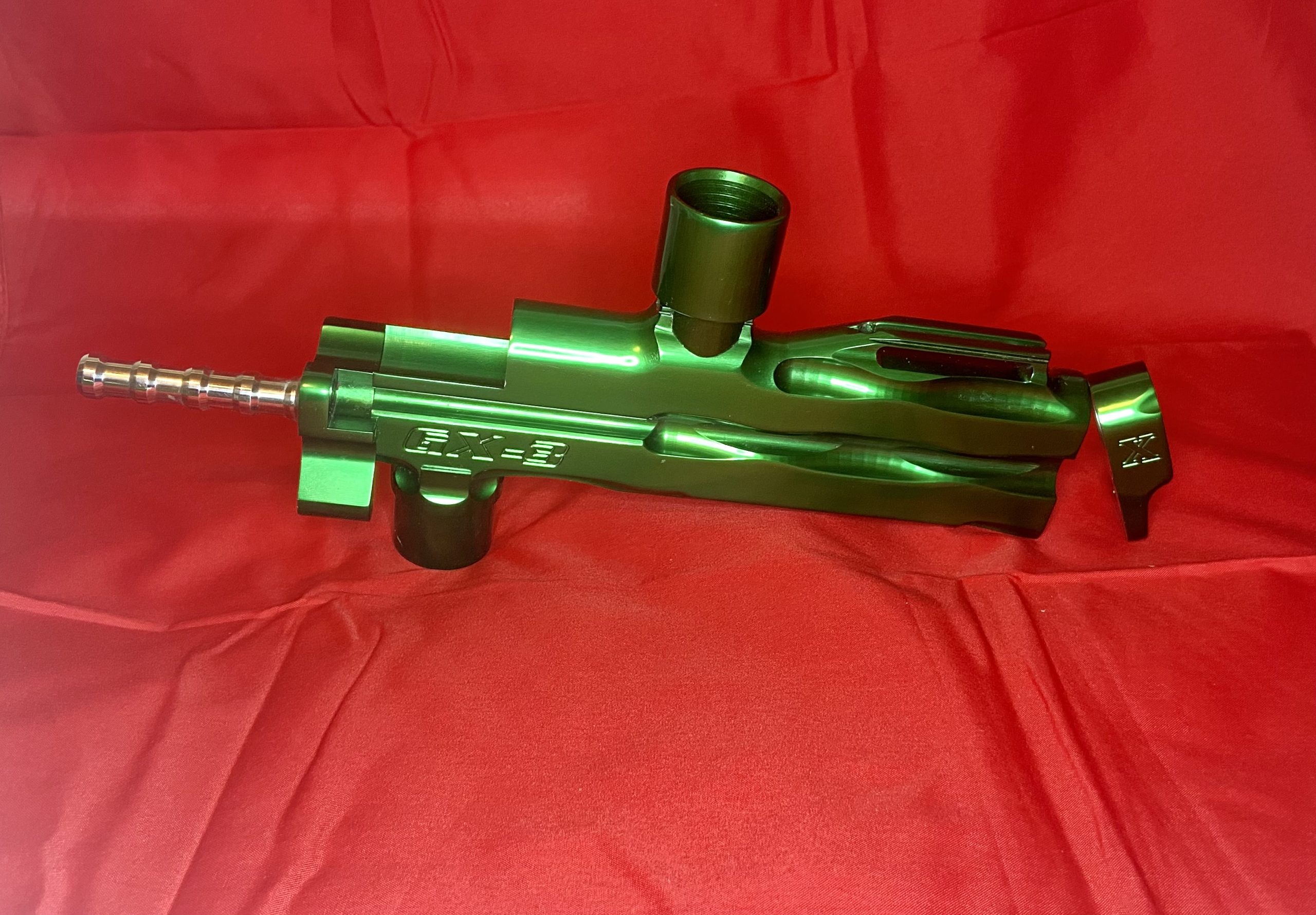 ANS GX3 Chaos Series Autococker Body Kit in Polished Green Prokiller
