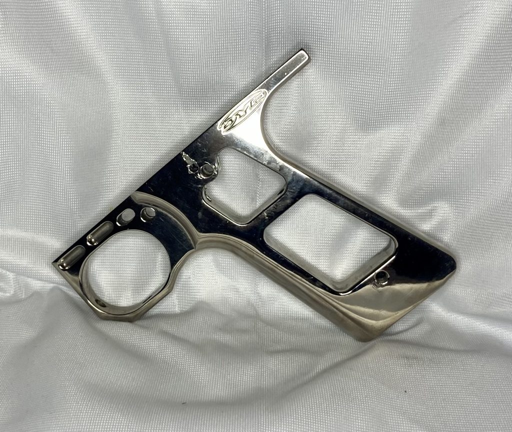 Dye Slide Trigger Frame In Chrome Prokiller Paintball Autococker