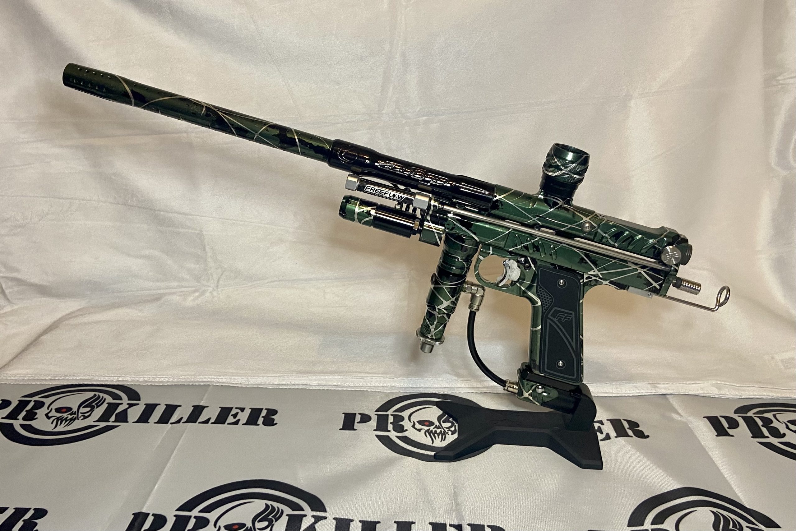 Freeflow Boxxer Custom Autococker In Gloss Bonzai Splash Prokiller