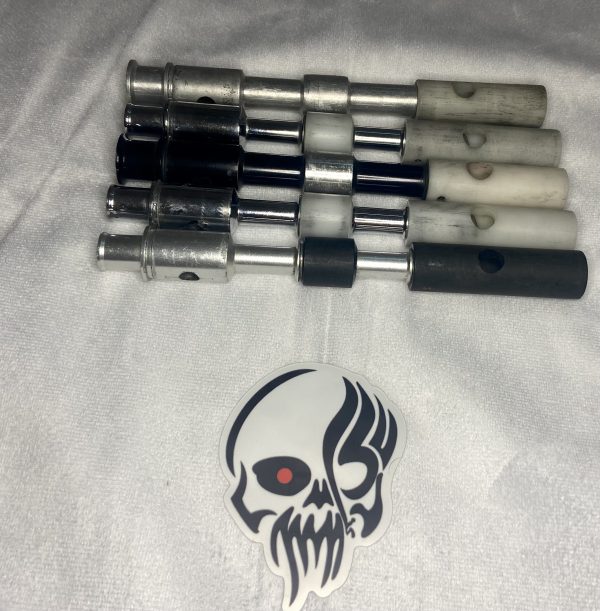 Shocktech Pre2K Delrin Tipped Autococker Bolts In Chrome, Raw, Polished