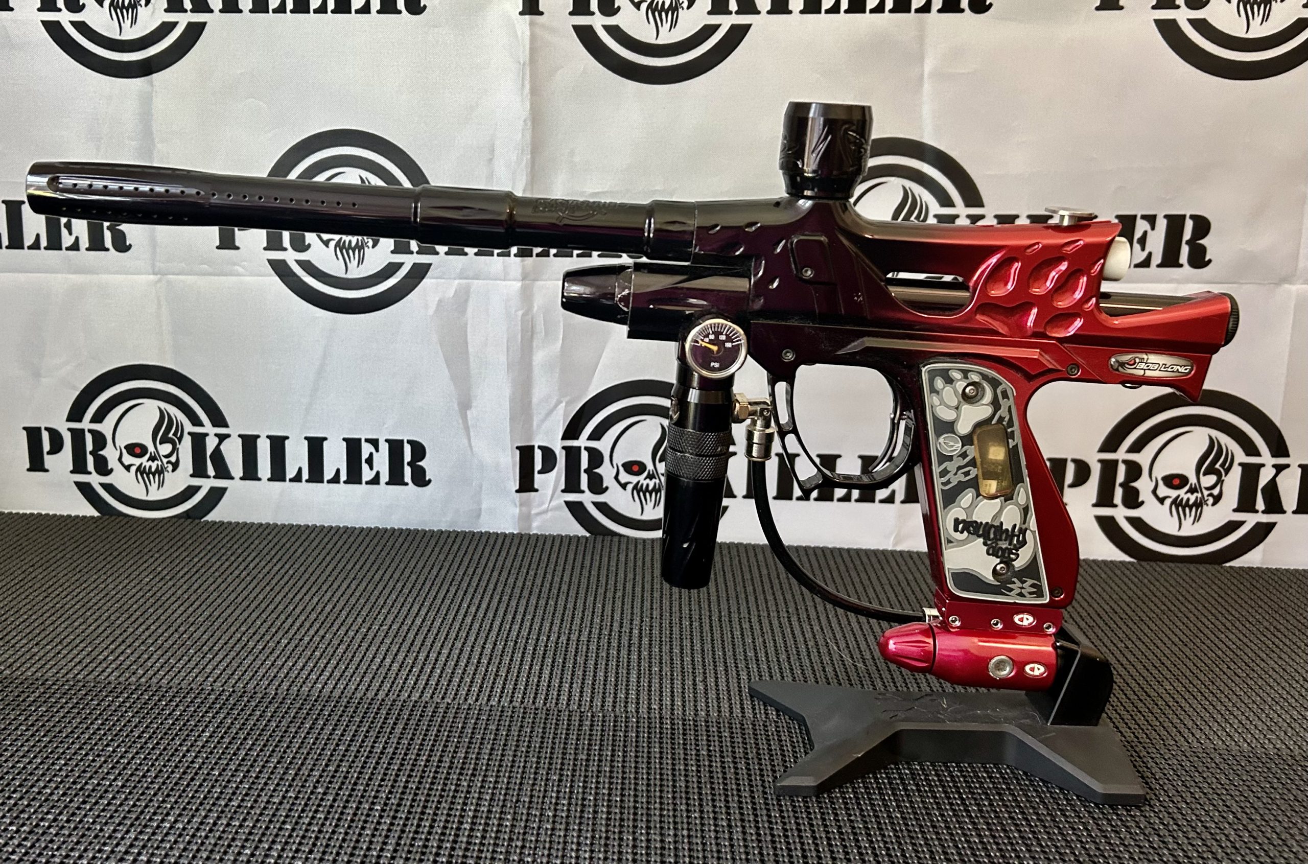 **RARE**Bob Long Naughty Dog Intimidator In Gloss BlackRed Fade