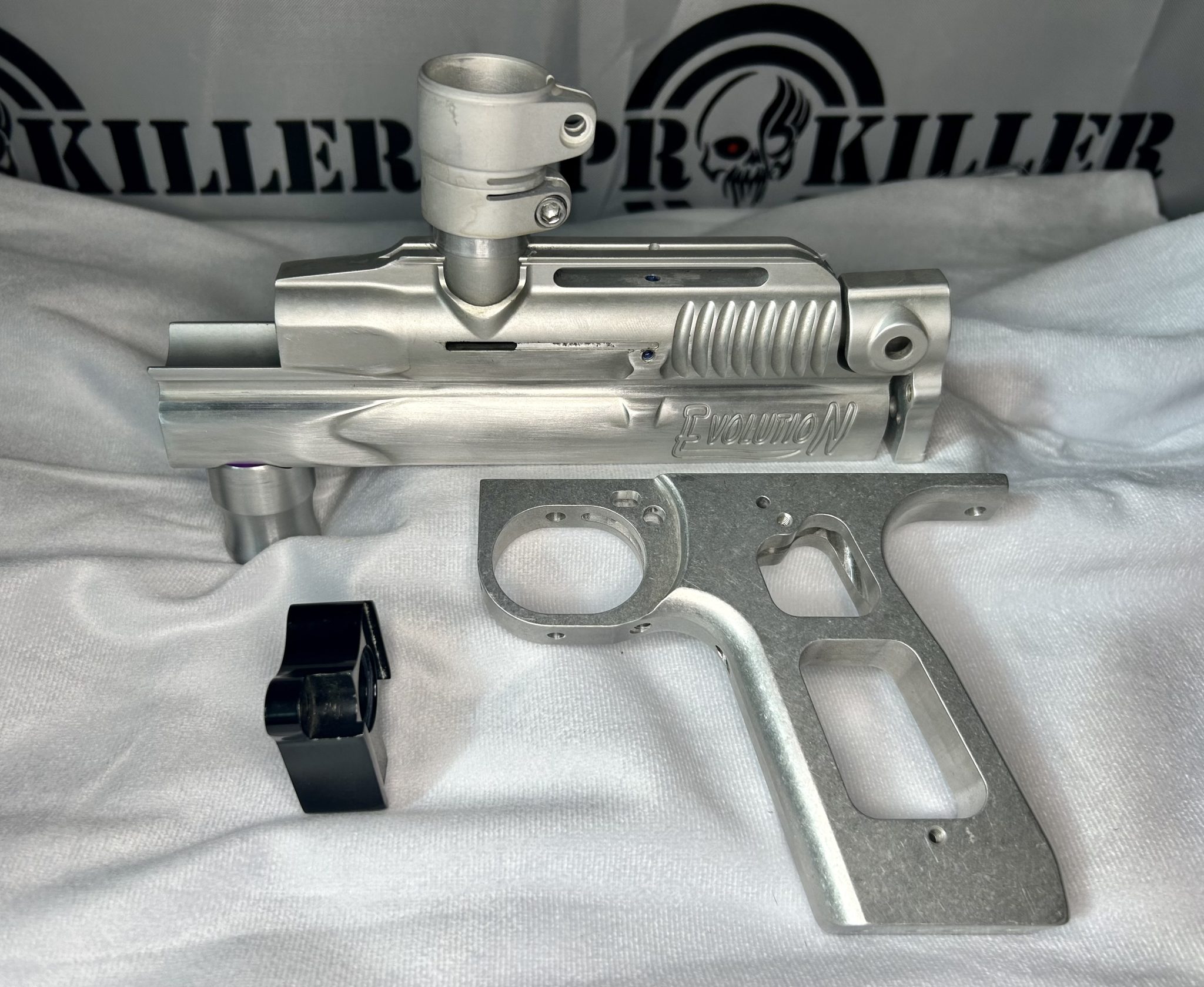 2k Evolution Autococker Body Kit In Raw Prokiller Paintball